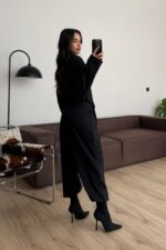 Tasarım Ceket Pantolon Takım Siyah - Görsel 5