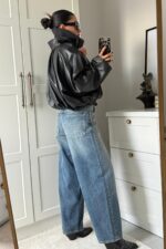 Milana Skater Mavi Yıkamalı Jean - Görsel 4