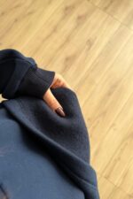 Fermuarlı Dik Yaka Eşofman Takım Lacivert - Görsel 3