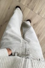 Boli Wide Leg Yıkamalı Jean - Görsel 3