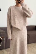 Cool Triko Etek Takım Vizon - Görsel 2