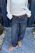 Barrel Dark Eskitme Jean - Görsel 4