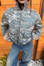 Asker Desenli Fermuarlı Ceket - Görsel 2