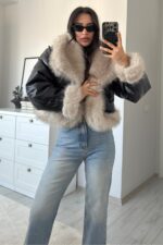 Çift Taraflı Kısa Deri Kürk