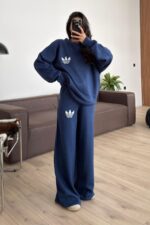 Tasarım Triko Takım Mavi - Görsel 2