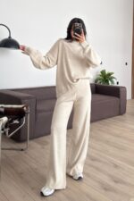 Balıkçı Yaka Triko Takım Taş