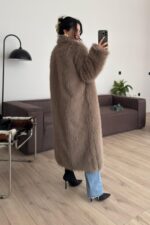 Belo Uzun Kürk Kaban Vizon - Görsel 4