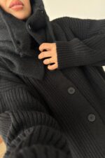 Yünlü Pinterest Balaclava Siyah - Görsel 3