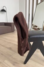 Yünlü Pinterest Balaclava Kahverengi - Görsel 3