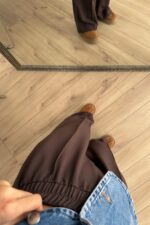 Premium Çımalı Pantolon Kahverengi - Görsel 3