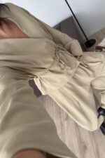 Şalvar Pantolon Ceket Takım Bej - Görsel 3