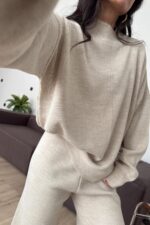 Balıkçı Yaka Triko Takım Taş - Görsel 3