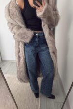 Yıldız Parıltılı Koyu Mavi Jean - Görsel 2