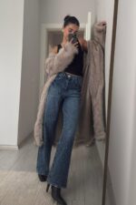 Yıldız Parıltılı Koyu Mavi Jean