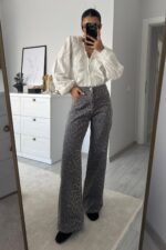 Love Leopar Desenli Jean