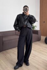 Stew Palazzo Pantolon Siyah