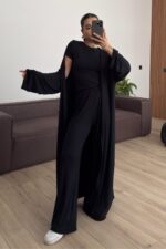 Rumi üç Parça Modal Kumaş Takım Siyah - Görsel 2