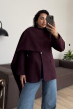 Tasarım Şallı Blazer Ceket Burganya