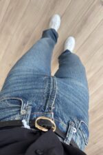 Liam Straight Dark Blue Yıkamalı Jean - Görsel 3