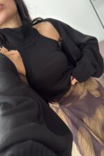 Bolerolu Boğazlı Sırtı Açık Bluz Siyah - Görsel 2