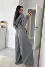 İçi Dantel Bralet Eşofman Takım Antrasit - Görsel 5