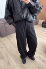 Stew Palazzo Pantolon Siyah - Görsel 2