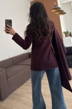 Tasarım Şallı Blazer Ceket Burganya - Görsel 3