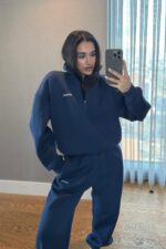 Ravel Fermuarlı Detay Eşofman Takım Lacivert - Görsel 2