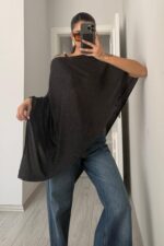 Asimetrik Transparan Panço Antrasit