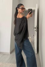 Asimetrik Transparan Panço Antrasit - Görsel 4