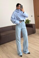 Layla Straight Açık Mavi Jean