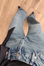 Wendy Geniş Paça Açık Mavi Jean - Görsel 3