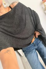 Asimetrik Transparan Panço Antrasit - Görsel 3