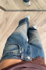 Brandın Baggy Eskitme Mavi Jean - Görsel 3