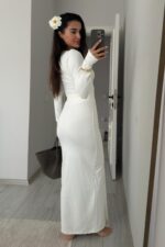 Tasarım Soft Touch Etek Takım Ekru - Görsel 5