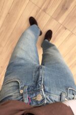 Wesley Mom Mavi Yıkamalı Jean - Görsel 3