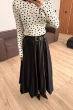 Saten Balon Etek Siyah - Görsel 2