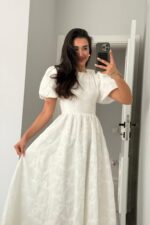 Disney Princess Beyaz Güpürlü Elbise - Görsel 3