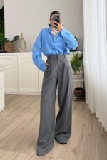 Tina Pileli Palazzo Pantolon Antrasit