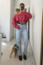 Lvs Kesik Paça Straight Açık Mavi Jean