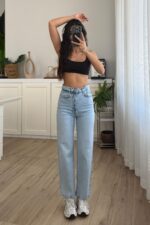 Jenner Straight Açık Mavi Jean