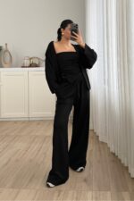 Larry Üç Parça Takım Siyah