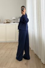 Larry Üç Parça Takım Lacivert - Görsel 4