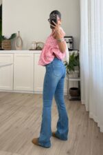 Jf İspanyol Paça Mavi Jean - Görsel 3