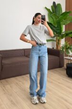 Jf Wide Leg Orta Mavi Jean