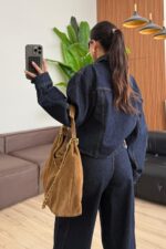 Fong Denim Gömlek Pantolon Takım Lacivert - Görsel 4