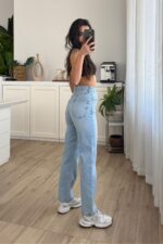 Jenner Straight Mavi Yıkamalı Jean - Görsel 5