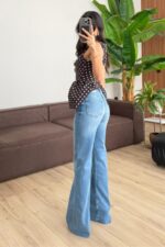 Jf Kesik İspanyol Paça Mavi Jean - Görsel 4