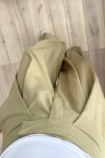 Pileli Geniş Kesim Pantolon Haki - Görsel 3