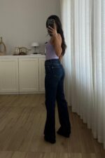 Jf İspanyol Paça Lacivert Jean - Görsel 4